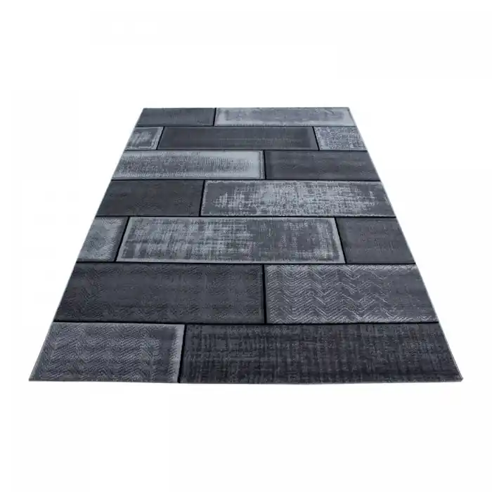 Aktuální Kusový koberec Plus 8007 black - 120 x 170 cm