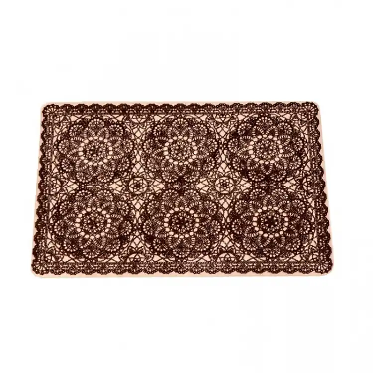 Finální Výprodej Prostírání krajka PVC, černé 30x44,5 cm