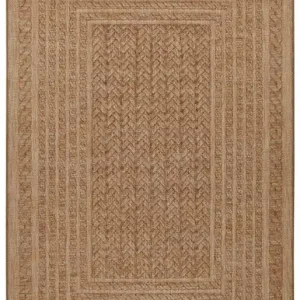 Nízká Cena Kusový koberec Forest 103992 Beige/Brown – na ven i na doma