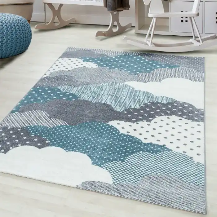 Výhodná Nabídka Dětský koberec Bambi 820 blue - Kulatý průměr 120 cm