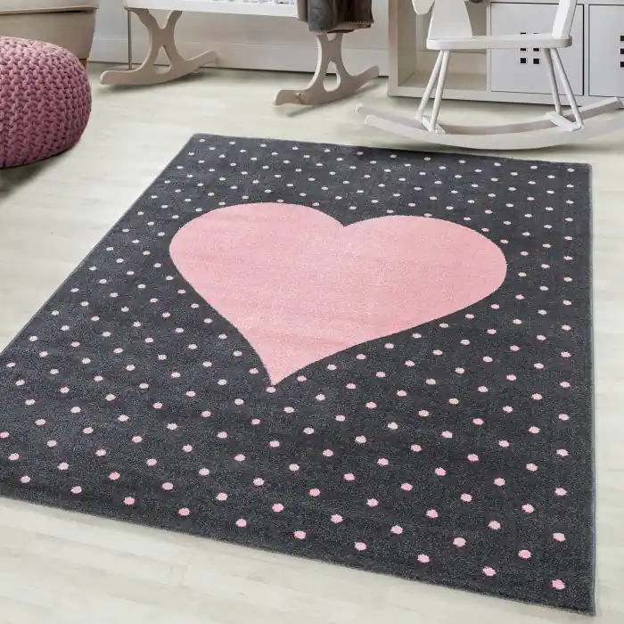 Dětský koberec Bambi 830 pink - Kulatý průměr 160 cm Nejlepší Volba
