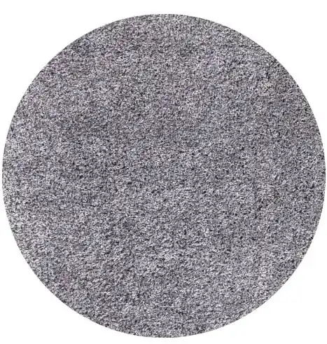 Vysoce Kvalitní Kusový koberec Life Shaggy 1500 light grey kruh