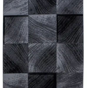 Kusový koberec Plus 8003 black Nejlepší Volba