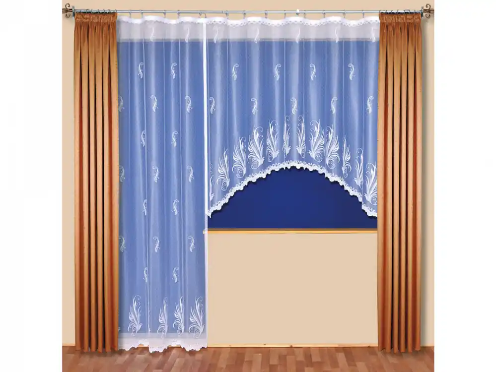 Záclona kusová LARISA v. 150 cm x š. 220 cm Aktuální