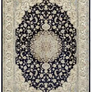 Rychlé Dodání Kusový koberec Naveh 104378 Darkblue/Cream