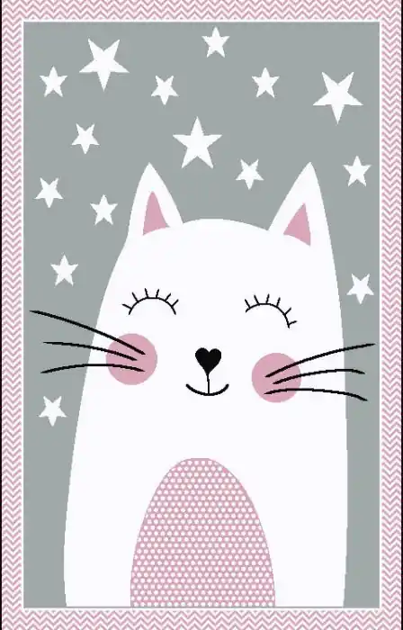 Rychlé Dodání Dětský koberec Kiddo F0132 pink - 160 x 230 cm