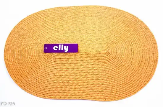 Prostírání ELLY oválné 30 x 45 cm oranžové Finální Výprodej