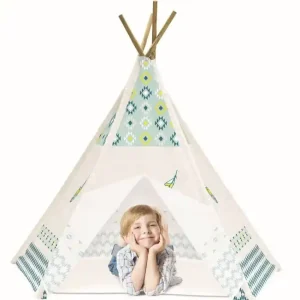 Dětské tepee design tyrkys - Dětské tepee design tyrkys Kup Teď