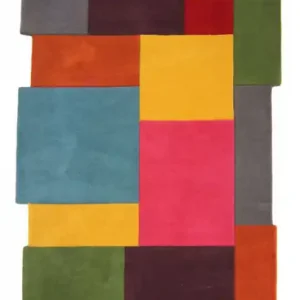 Bezpečná Platba Kusový koberec Abstract Collage Multi