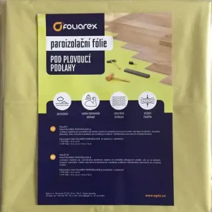 Parozábrana pod plovoucí podlahy 0,2 mm, balení 4 x 5 m Hit Sezóny