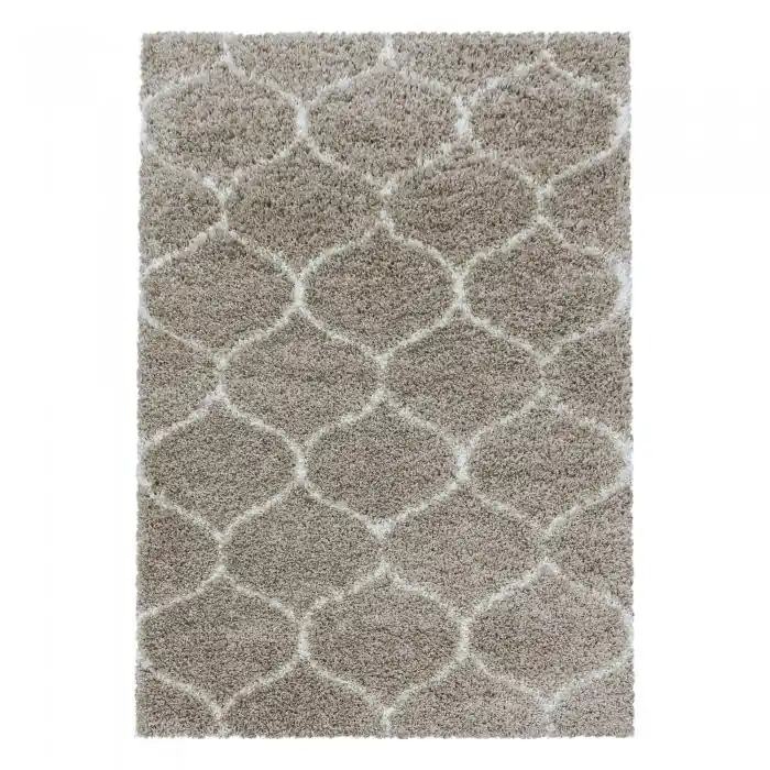 Tovární Cena Kusový koberec Salsa shaggy 3201 beige - Kruh průměr 160 cm