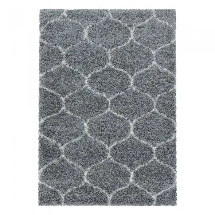 Kusový koberec Salsa shaggy 3201 grey - Kruh průměr 120 cm Ihned K Objednání