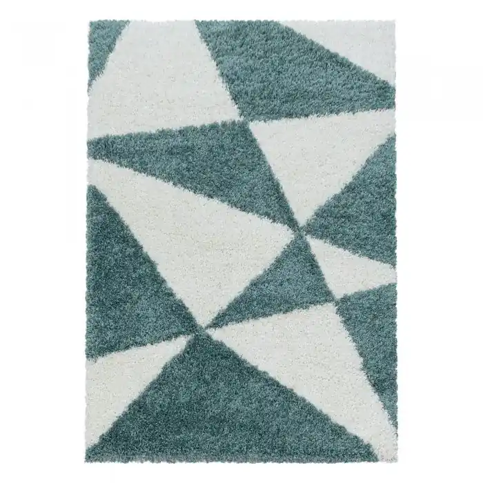 Ověřený Kusový koberec Tango shaggy 3101 blue - Kruh průměr 80 cm