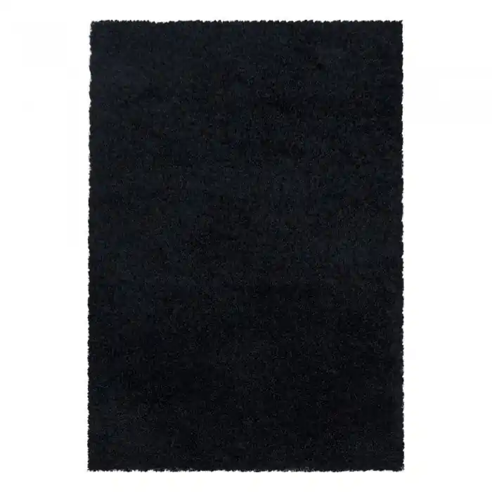Kusový koberec Sydney shaggy 3000 black - 240 x 340 cm Tovární Cena