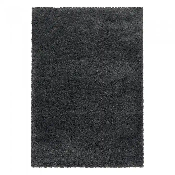Nízká Cena Kusový koberec Fluffy shaggy 3500 grey - Kruh průměr 200 cm