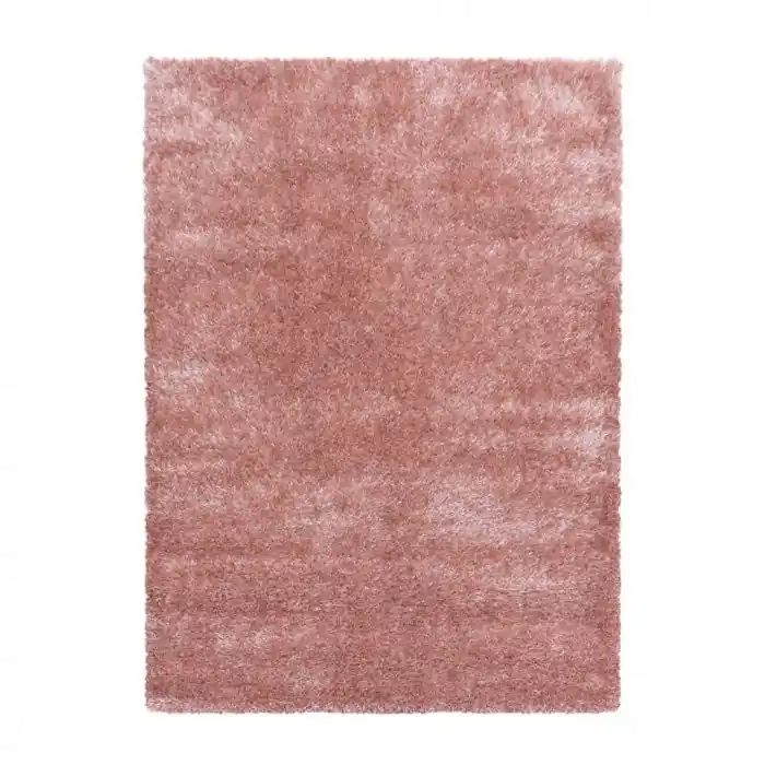 Akce Kusový koberec Brilliant shaggy 4200 rose - Kruh průměr 120 cm