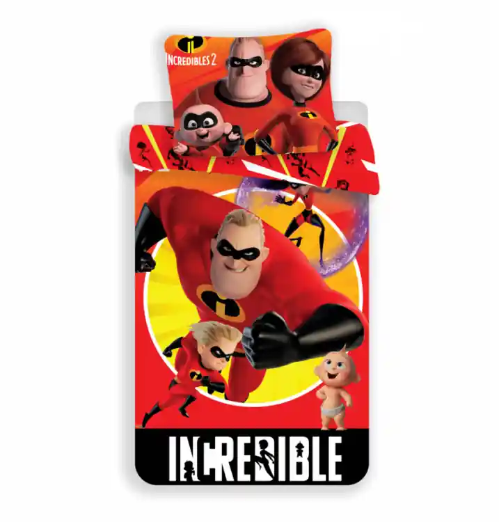 Dětské povlečení INCREDIBLES 2 140x200 a 70x90 cm Finální Výprodej