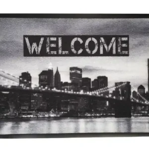 Nejlepší Cena Vstupní čistící rohožka Print Skyline City, rozměr 60x80 cm