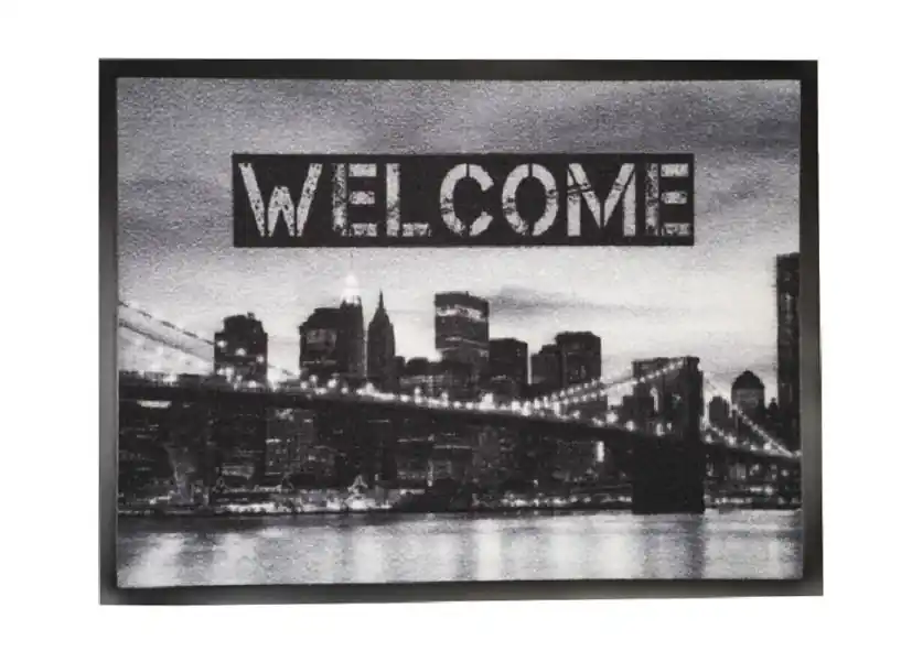 Nejlepší Cena Vstupní čistící rohožka Print Skyline City, rozměr 60x80 cm