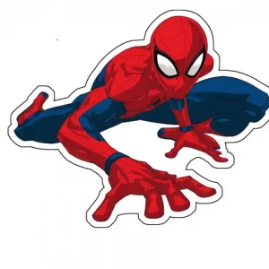 Dětský polštářek SPIDERMAN tvarovaný 34x23 cm Super Cena