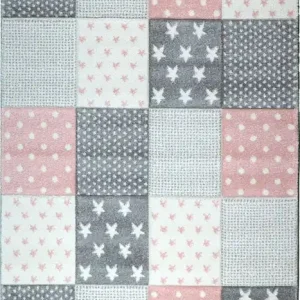 Ověřený Dětský koberec Jasper Kids 22725-955 pink - 80 x 150 cm