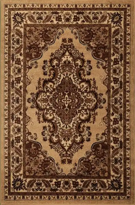 Nejprodávanější Kusový koberec Medailon 6985 beige cream - 80 x 150 cm