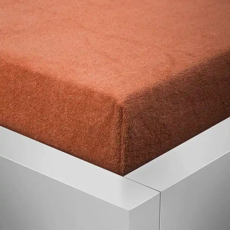 Prostěradlo froté Komfort čokoládové 180x200 cm Levný