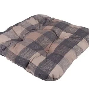 Set sedáků 2ks KÁRO šedobéžový 40x40 cm Expresní Doručení