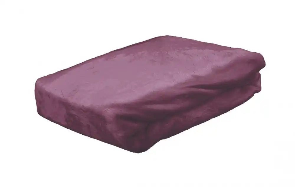 Mikroflanelové prostěradlo EXCELLENT vínové 90x200 cm Must-Have