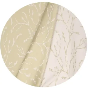 Cenová Bomba Dekorační tkanina BRIL větve zelenkavé 140 cm