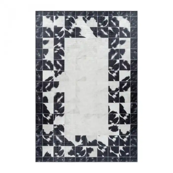 Časově Omezené Kusový koberec Fiesta 4307 black - 80 x 150 cm