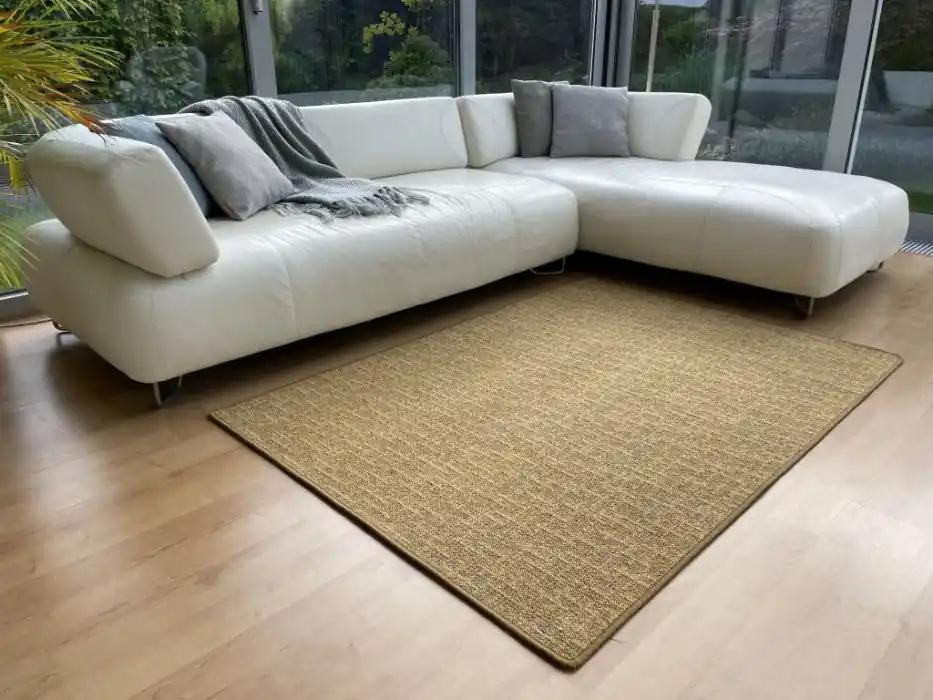 Kusový koberec Alassio zlatohnědý - Kruh průměr 80 cm Tovární Cena