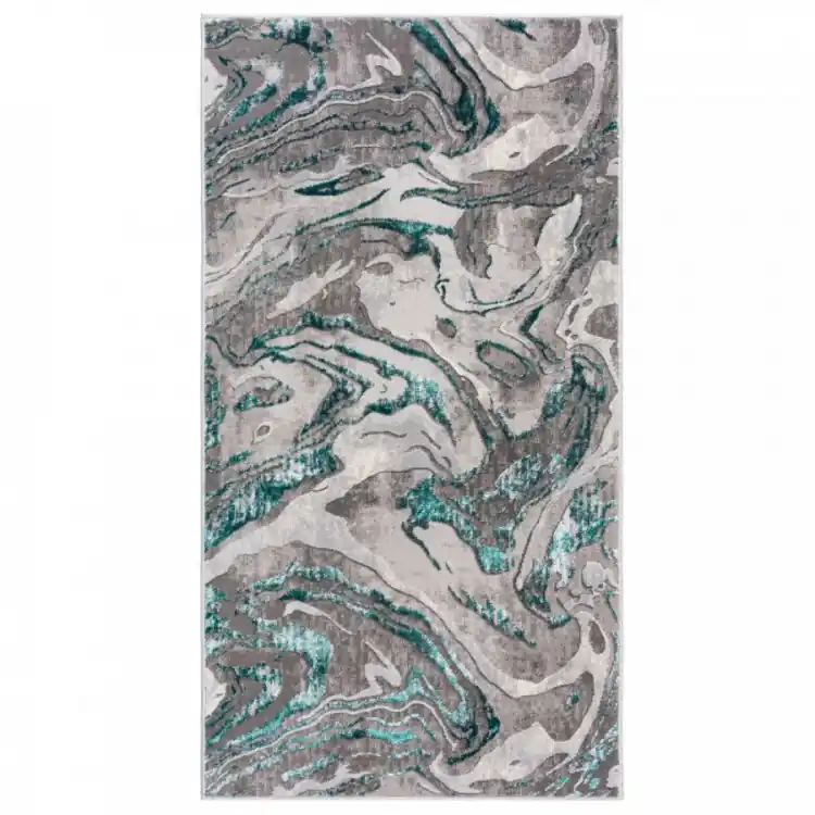 Aktuální Kusový koberec Eris Marbled Emerald