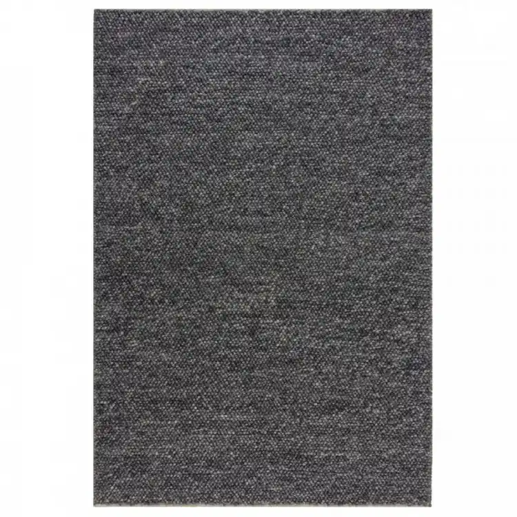 Oblíbený Ručně tkaný kusový koberec Minerals Dark Grey