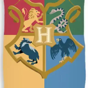 Dětská osuška Harry Potter Bradavické koleje 70x140 cm Cenová Bomba