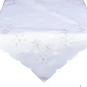Top Prodej Štola vánoční 40 x 140 cm Vločky bílé