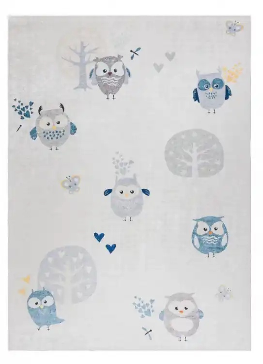 Výprodej Dětský kusový koberec Bambino 1161 Owls grey