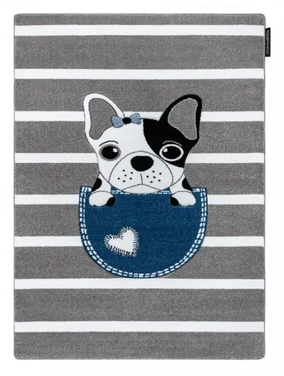 Výhodná Nabídka Dětský kusový koberec Petit Bulldog grey