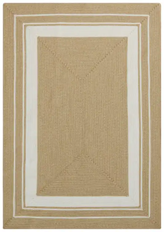 Kusový koberec Braided 105556 Creme Beige – na ven i na doma Dokud Zásoby Vydrží