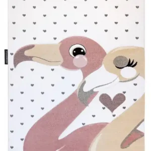 Nejlepší Cena Dětský kusový koberec Petit Flamingos hearts cream