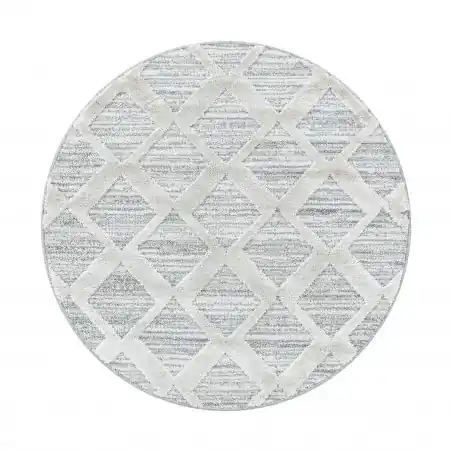 Kusový koberec Pisa 4703 Grey kruh Jen Po Omezenou Doba