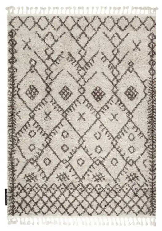 Vrácení Zdarma Kusový koberec Berber Tanger B5940 cream and brown