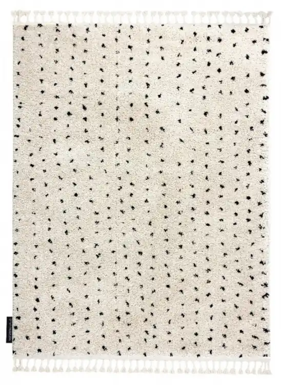 Omezená Nabídka Kusový koberec Berber Syla B752 dots cream