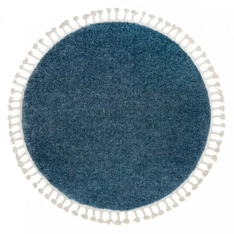 Akce Kusový koberec Berber 9000 blue kruh