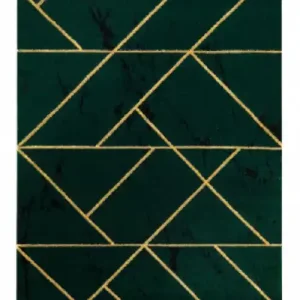 Kusový koberec Emerald geometric 1012 green and gold Vrácení Zdarma