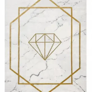 Cenově Výhodný Kusový koberec Emerald diamant 1019 cream and gold