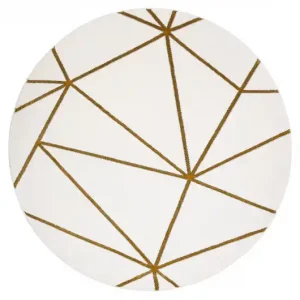 Kusový koberec Emerald 1013 cream and gold kruh Akční Cena