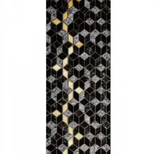 Must-Have Běhoun Gloss 400B 86 3D geometric black/gold