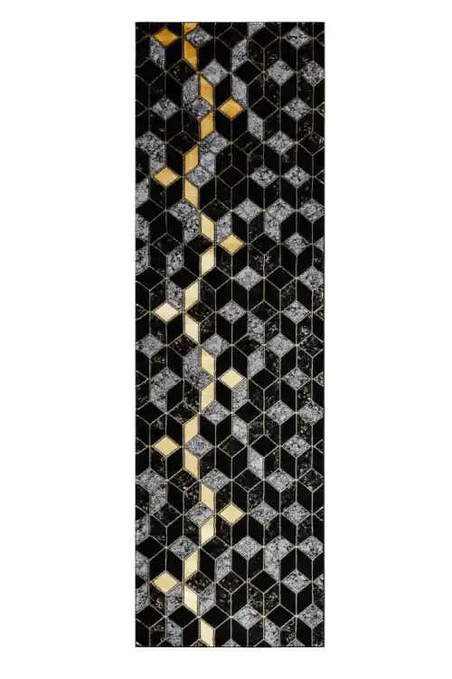 Must-Have Běhoun Gloss 400B 86 3D geometric black/gold