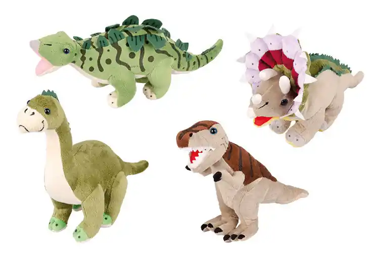 Značkový Plyšový Dinosaurus 30 cm mix